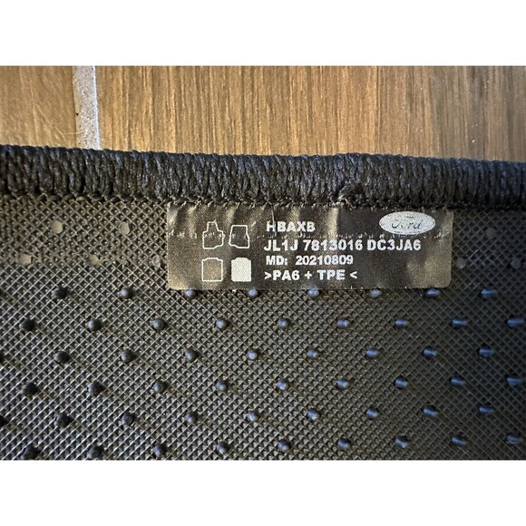 Ford OEM 2019-2020 Ford Expedition Black Rear Passenger Side Carpeted Floor Mat - Picture 3 of 5